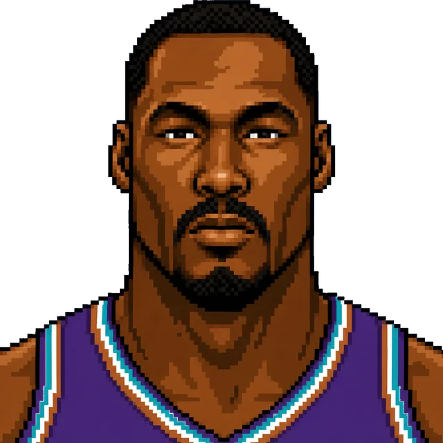 Karl Malone portrait