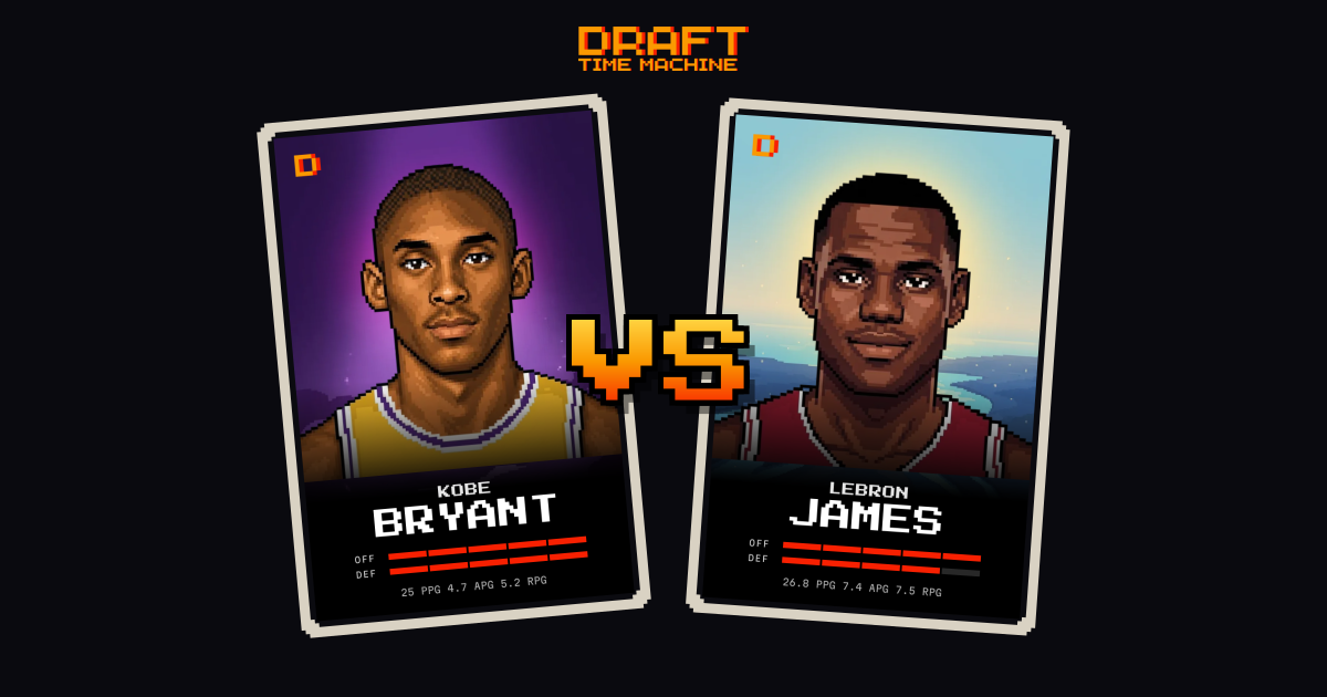 Kobe Bryant vs LeBron James: Who's Better? | NBA Draft Time Machine